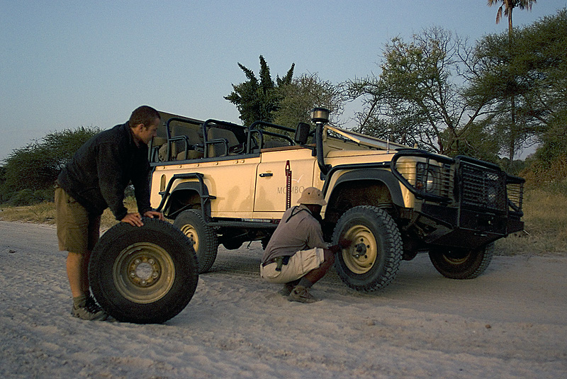 Flat tyre